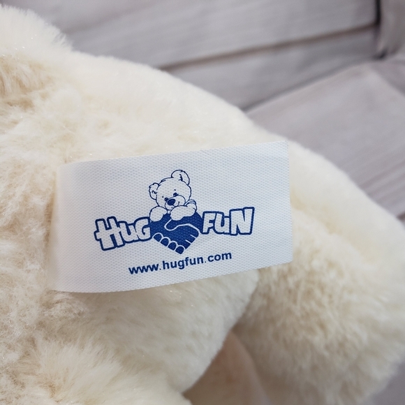 Hugfun Valentine Puppy Love Bulldog Pug Dog Plush Stuffed Toy 14 Inch 2017 - Picture 10 of 12